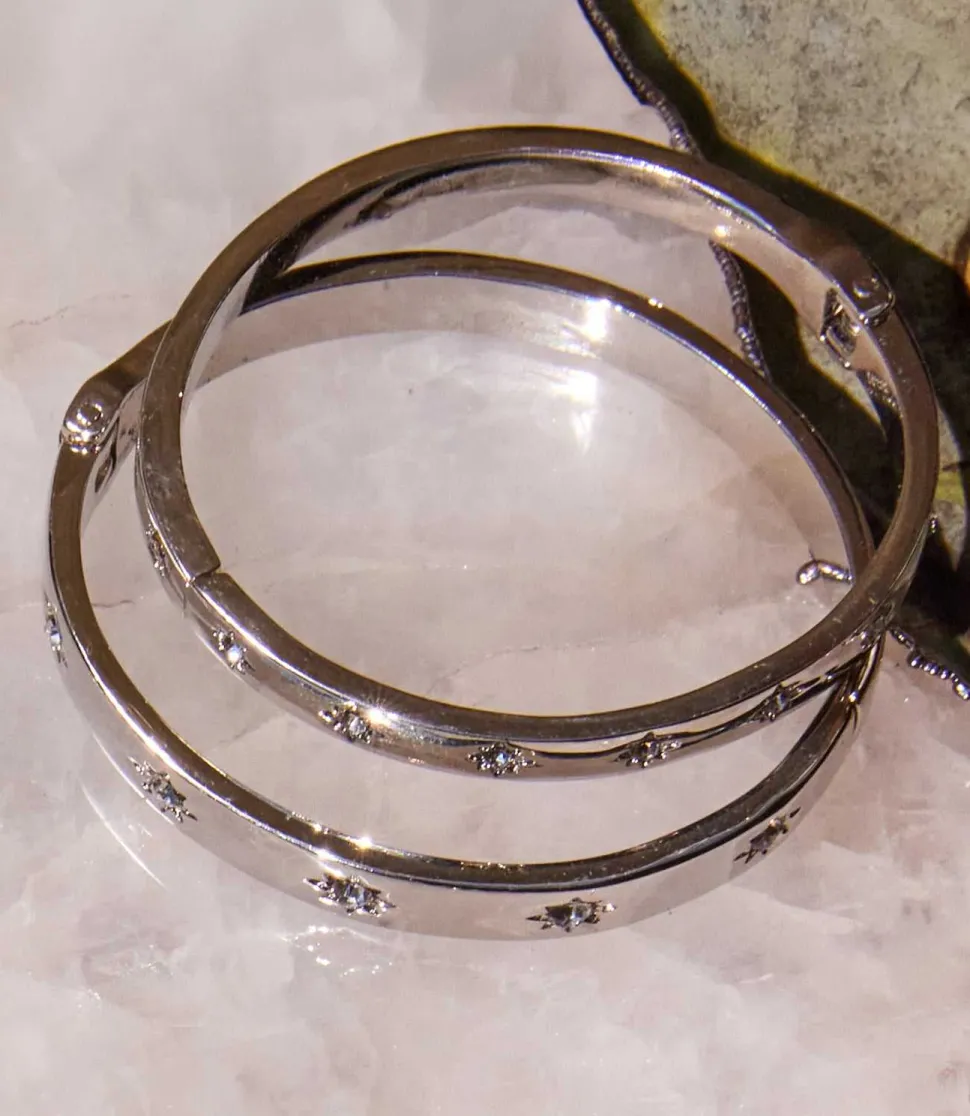 Crystal Starburst Bangle
