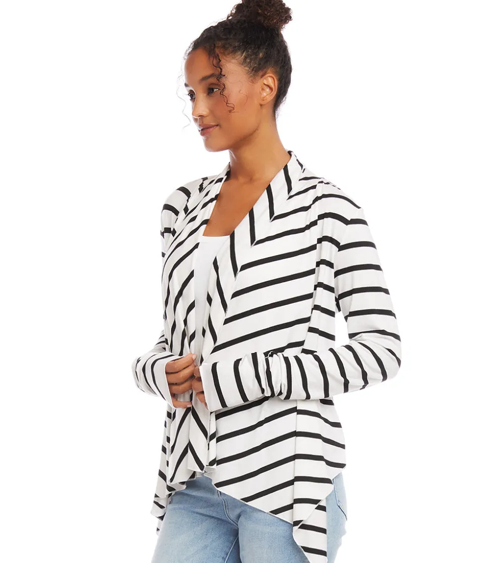 Drape Front Cardigan