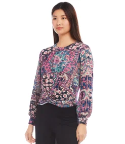 Drape Front Top