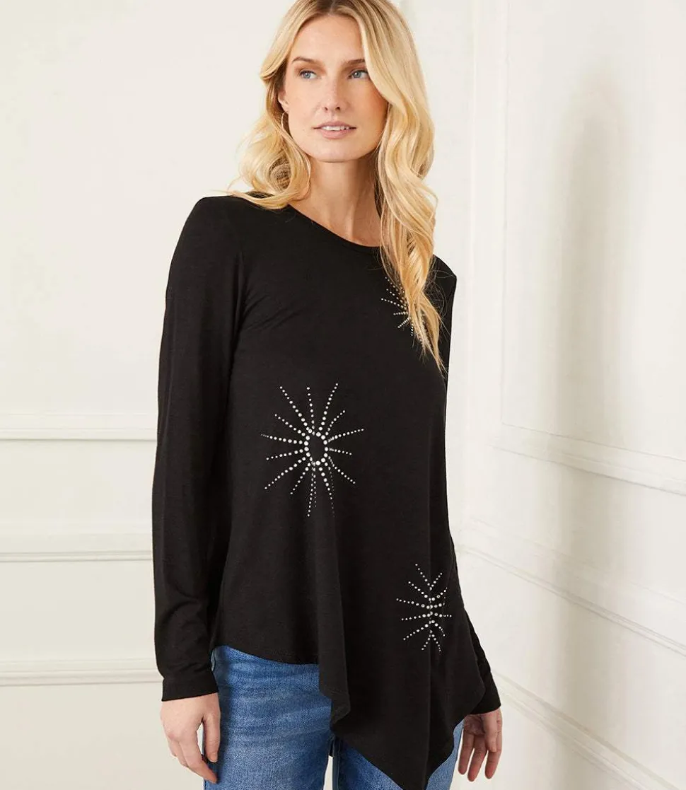 Embellished Asymmetric Top