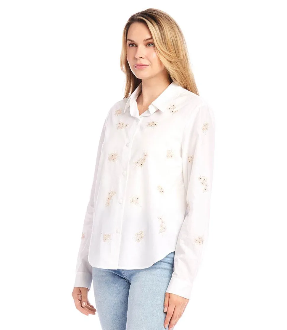 Embellished Button Up Shirt