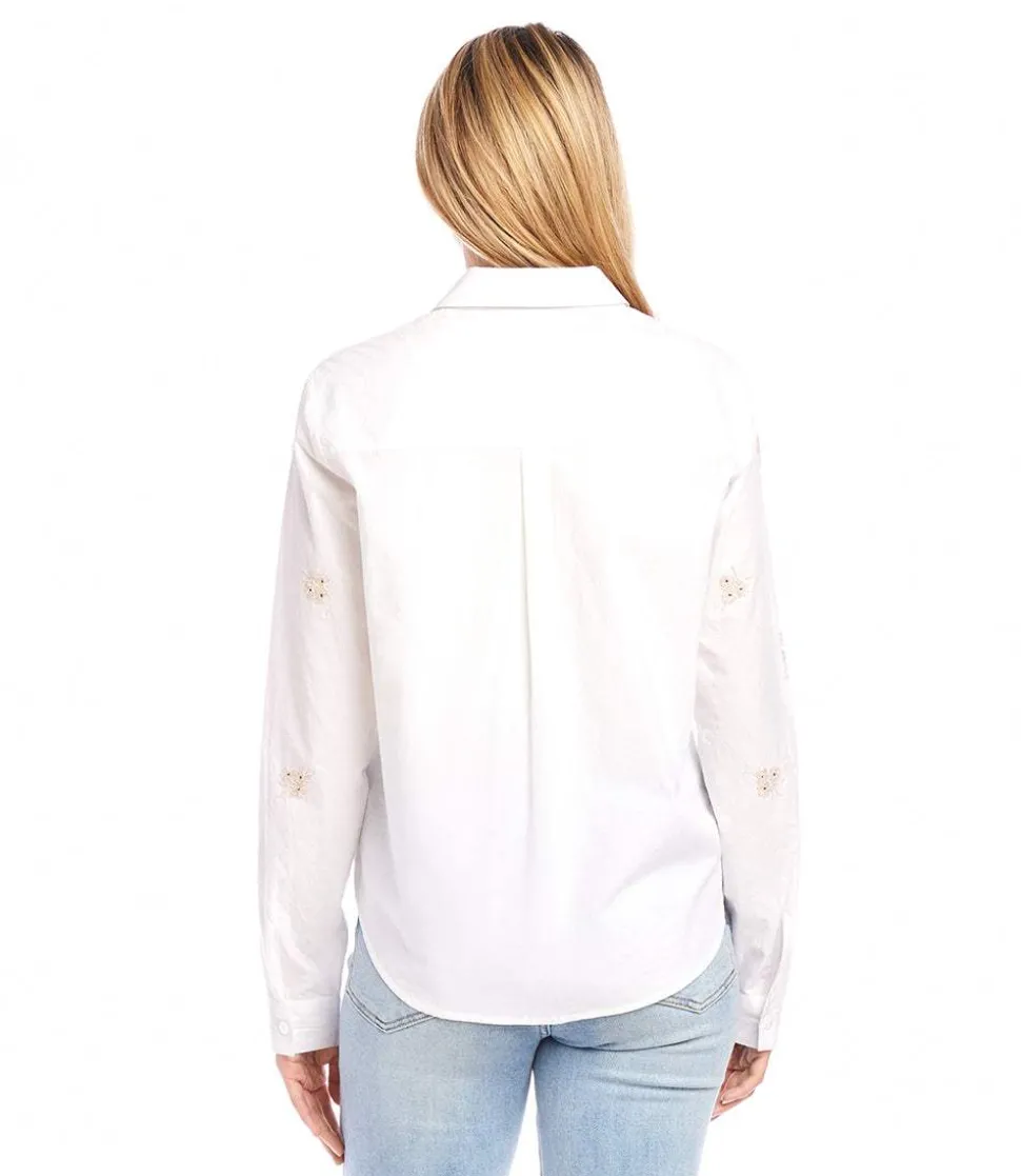 Embellished Button Up Shirt