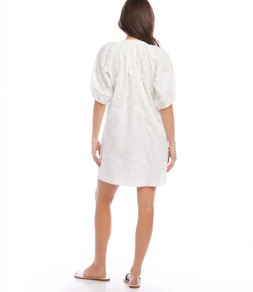 Embroidered Tassel Dress