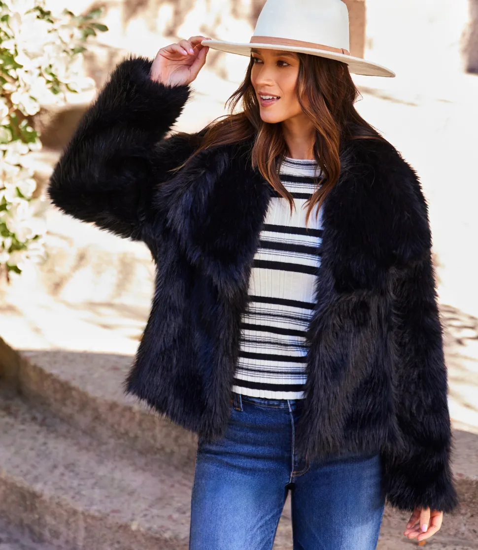 Faux Fur Coat