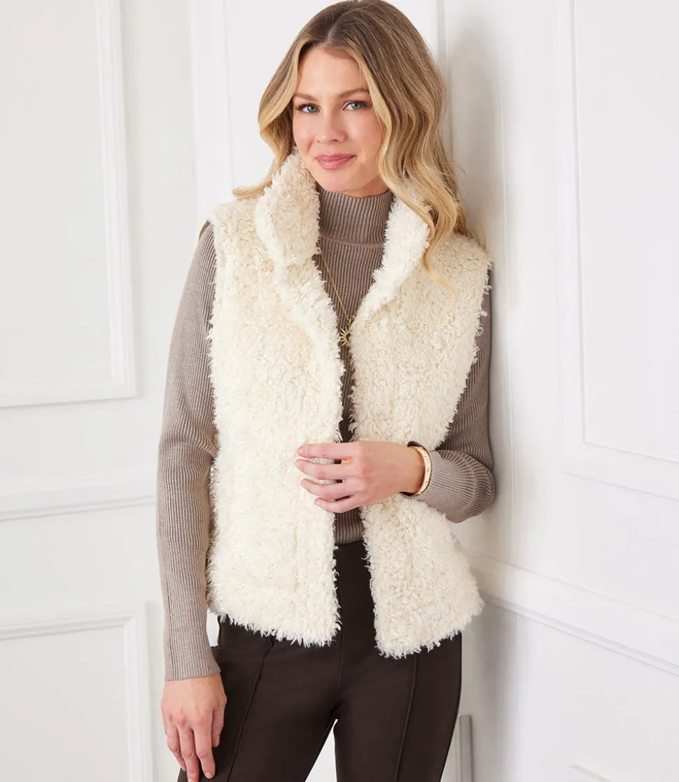 Faux Shearling Vest