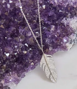 Feather Pendant Necklace