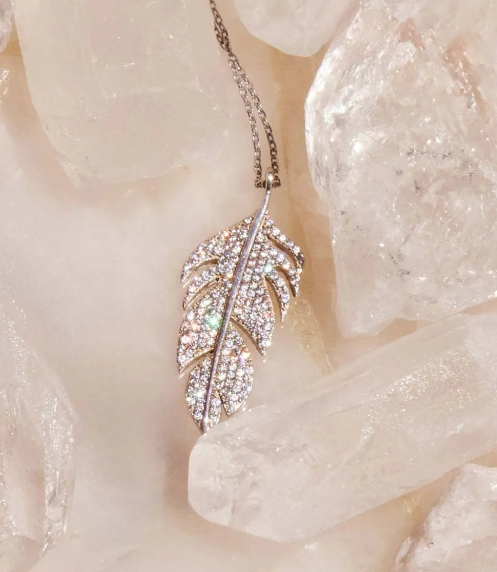 Feather Pendant Necklace