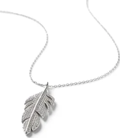 Feather Pendant Necklace