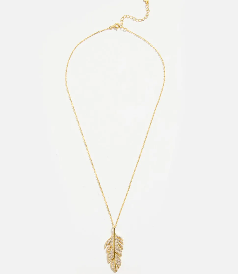 Feather Pendant Necklace