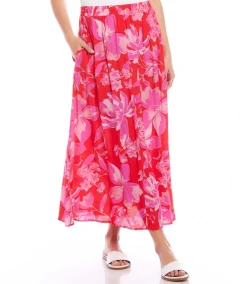 Flare Midi Skirt