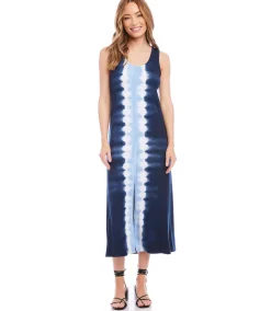 Front Slit Midi Dress