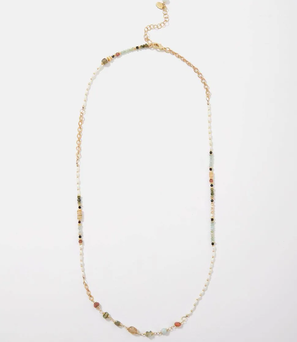 Gemstone Collage Necklace