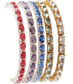 Gemstone Tennis Bracelet