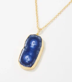 Geode Pendant Necklace