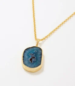 Geode Pendant Necklace