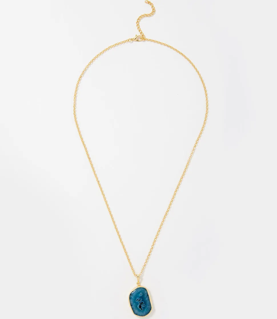 Geode Pendant Necklace