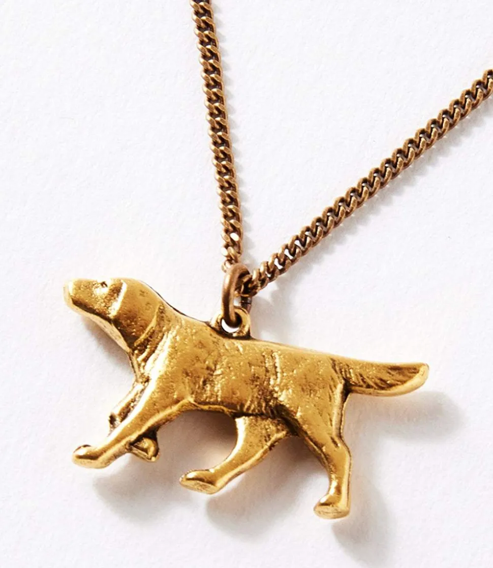 Gold Dog Necklace