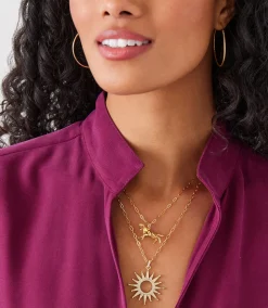 Gold Horse Necklace