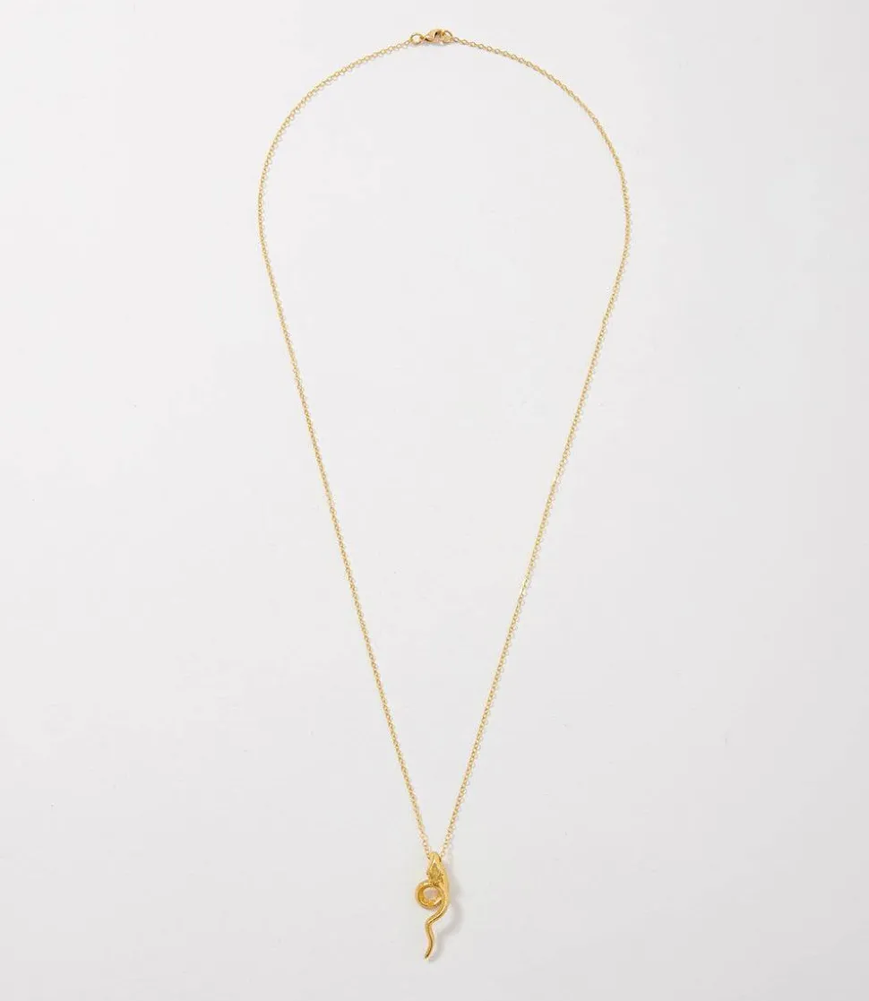 Gold Snake Necklace