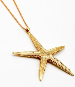 Gold Starfish Necklace