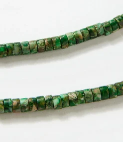 Green Jasper Beaded Necklace