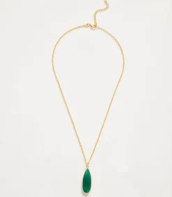 Green Onyx Quartz Necklace
