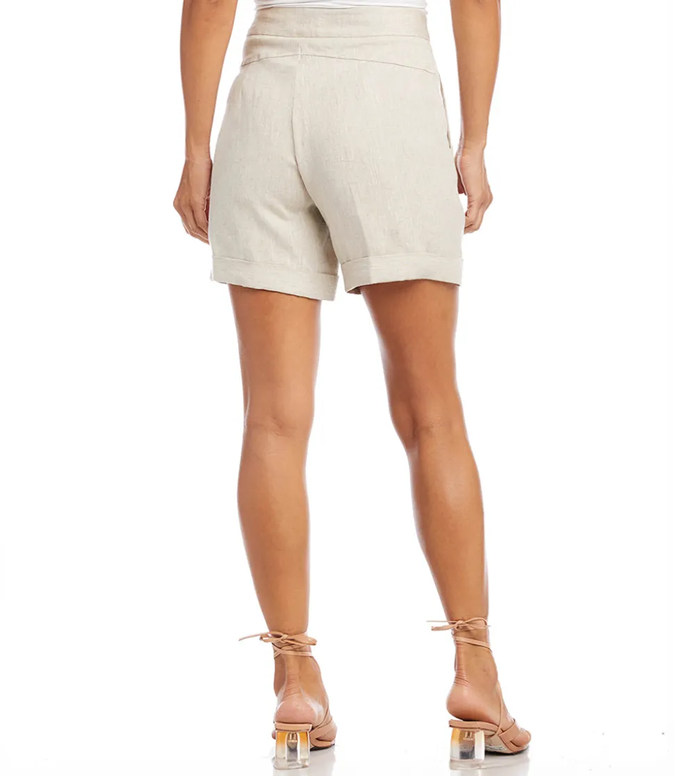 High Waist Pleated Shorts