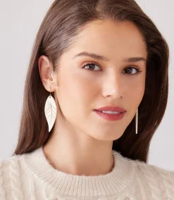 Horn Leaf Earrings
