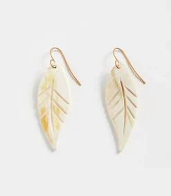 Horn Leaf Earrings