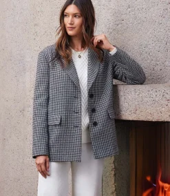 Houndstooth Blazer