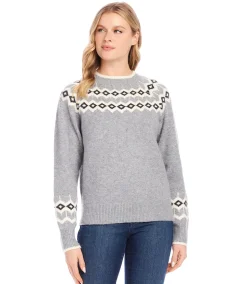 Jacquard Knit Sweater