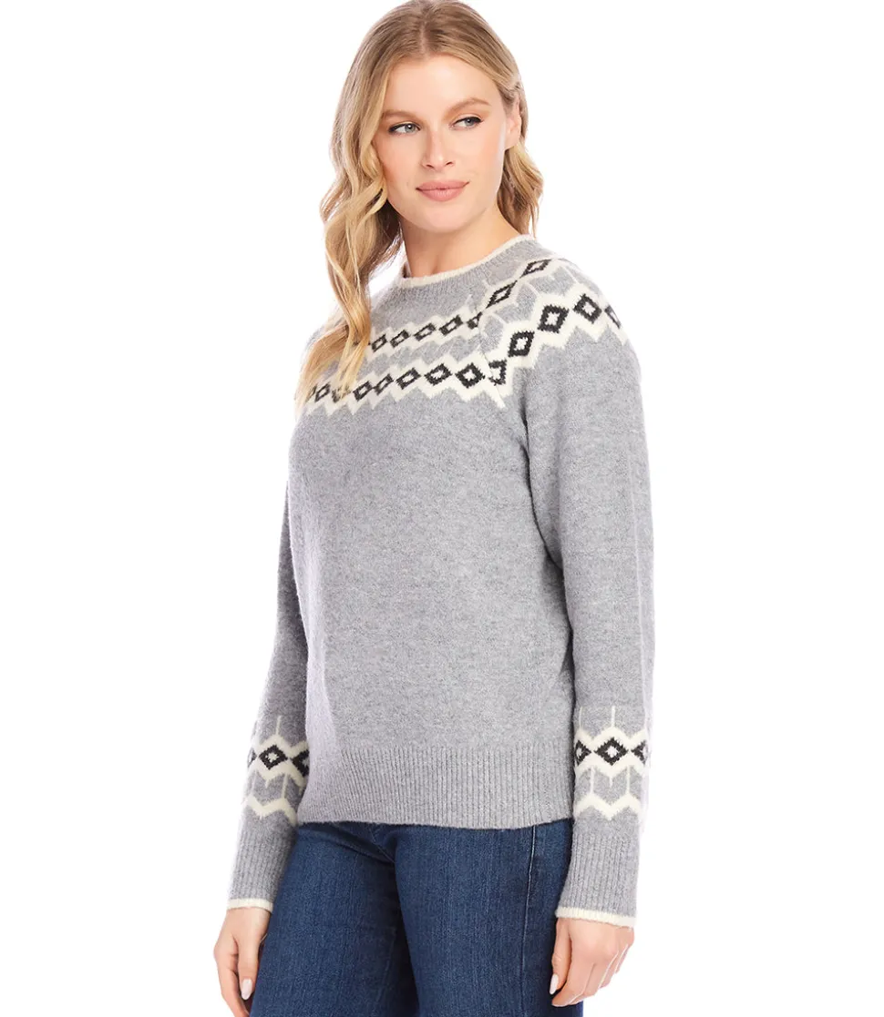 Jacquard Knit Sweater