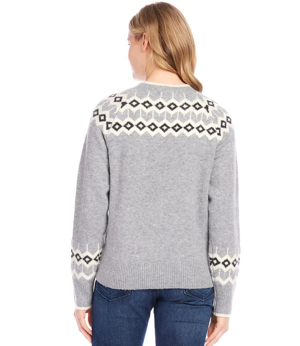 Jacquard Knit Sweater