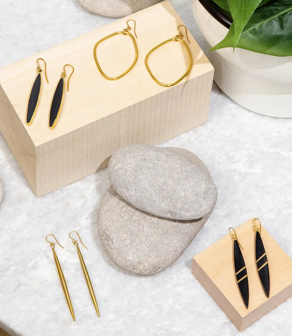 Kenyan Brass Earrings
