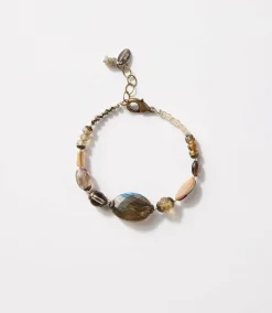 Labradorite Beaded Bracelet