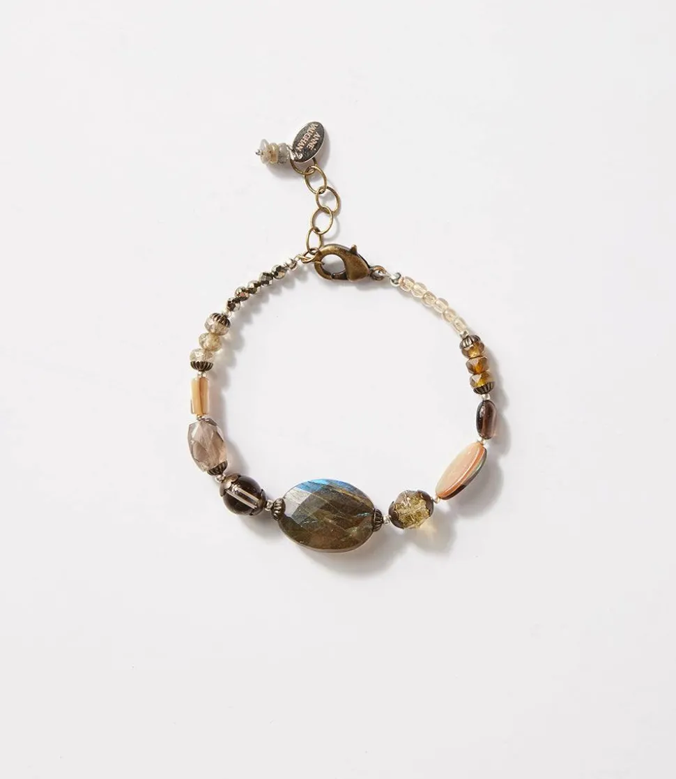 Labradorite Beaded Bracelet