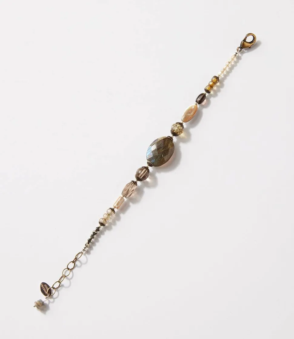 Labradorite Beaded Bracelet