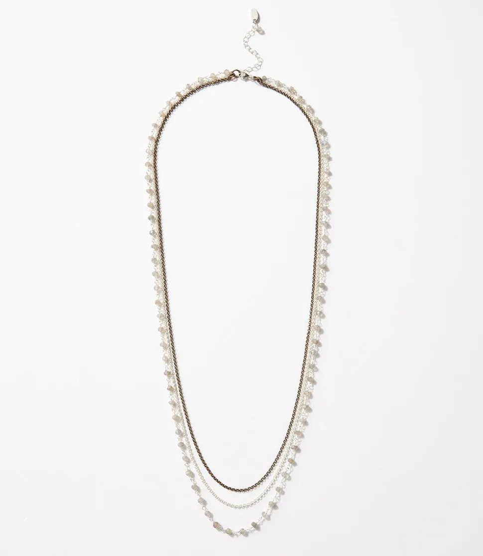 Labradorite Multistrand Necklace