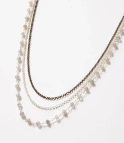 Labradorite Multistrand Necklace