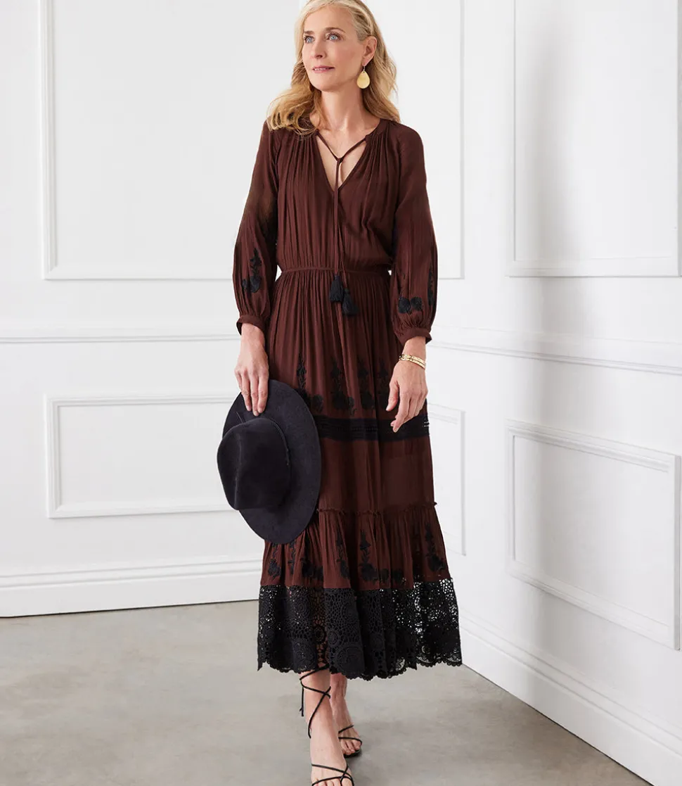 Lace Inset Dress