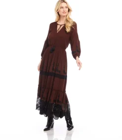 Lace Inset Dress