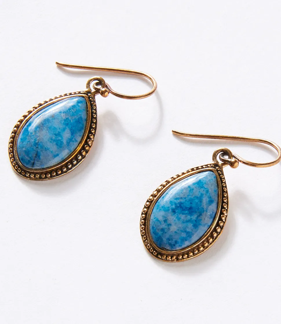 Lapis Drop Earrings