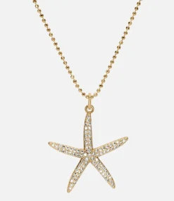 Large Pavé Starfish Necklace