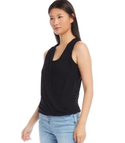 Layered Drape Front Top