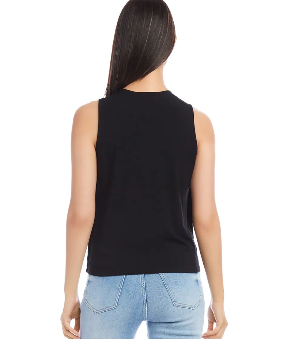 Layered Drape Front Top