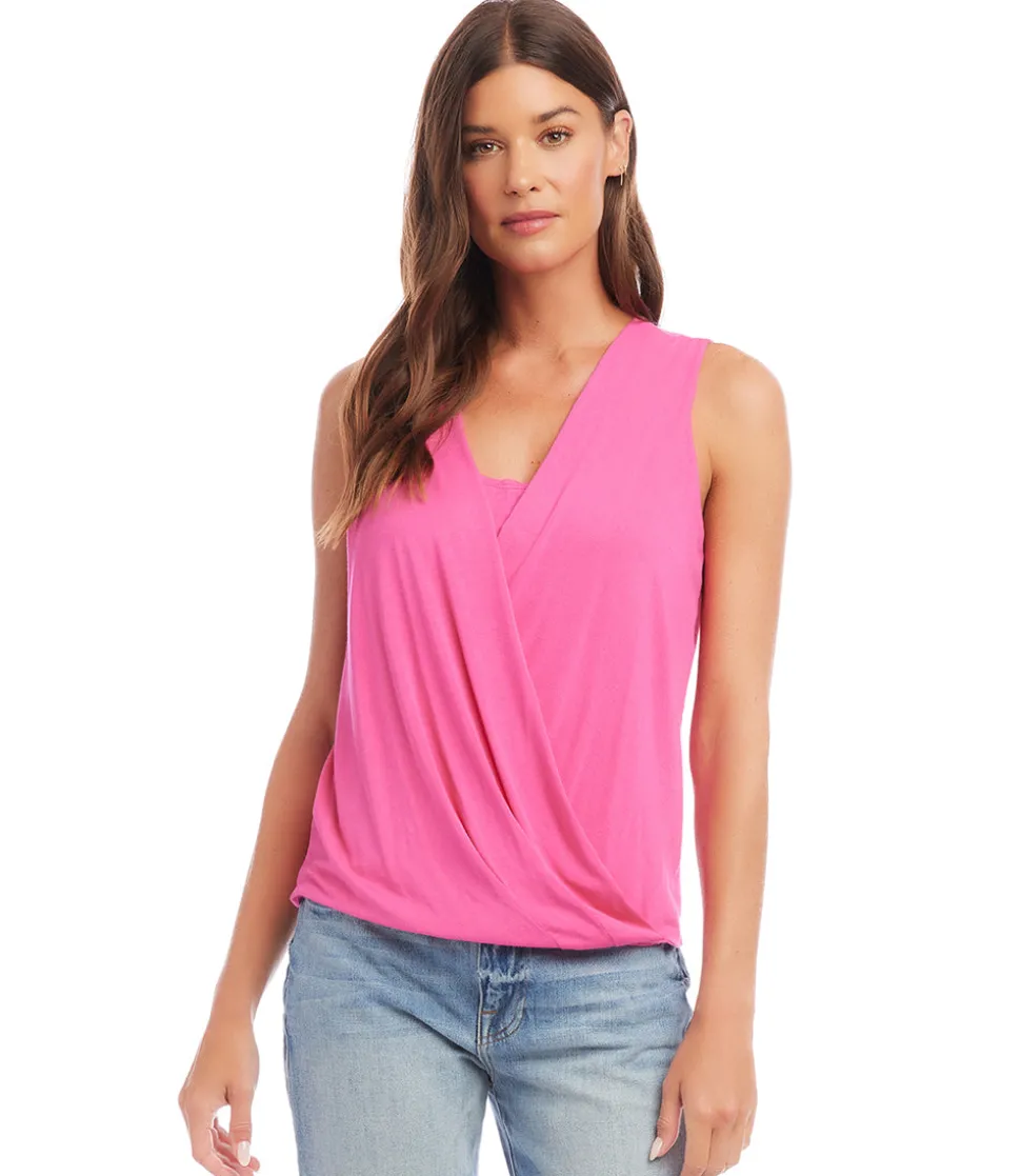 Layered Drape Front Top