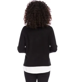 Layered Turtleneck Sweater