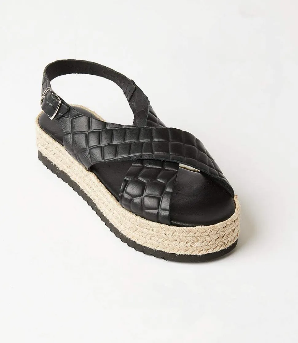 Leather Espadrille Sandals