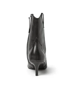 Leather Stiletto Ankle Boots
