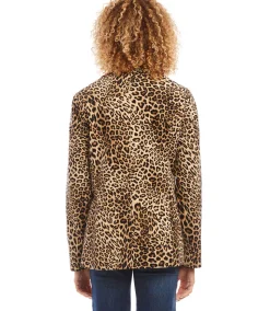 Leopard Corduroy Jacket
